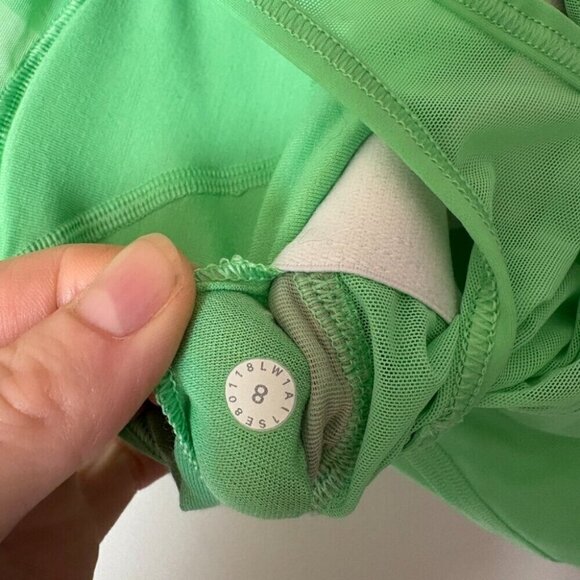 Lululemon Break Free Tank *Nulux Dragonfly Green Sz 8 - Picture 7 of 7